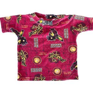 Vintage 2008 Iron Man 1 Kids Boys Tshirt All Over Print sz 24m Original AOP